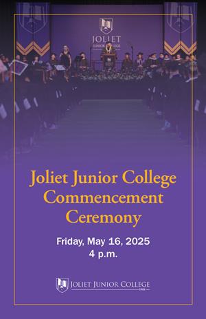Cover image for 2025 JJC commencement ceremony program