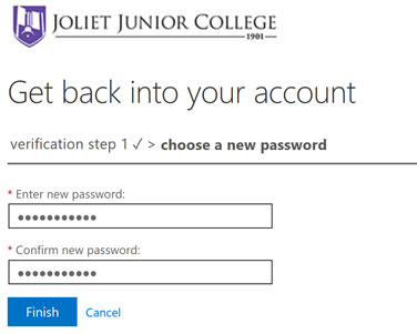 Enter new password