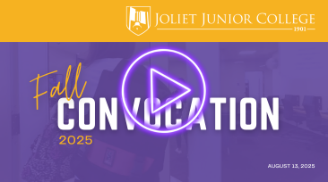 Joliet Junior College Fall Convocation 2025 video opening/title card