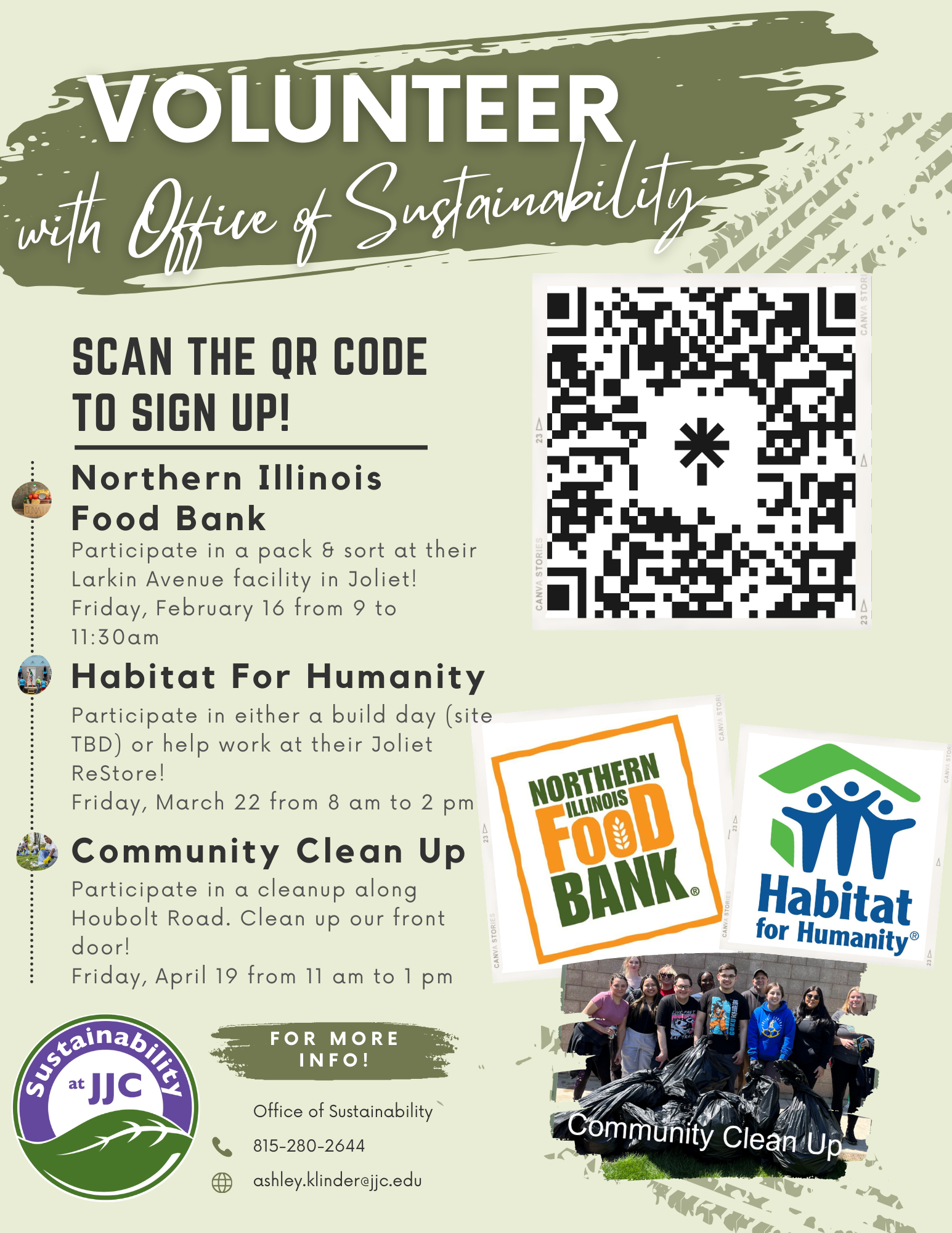 Sustainability Volunteer Flyer