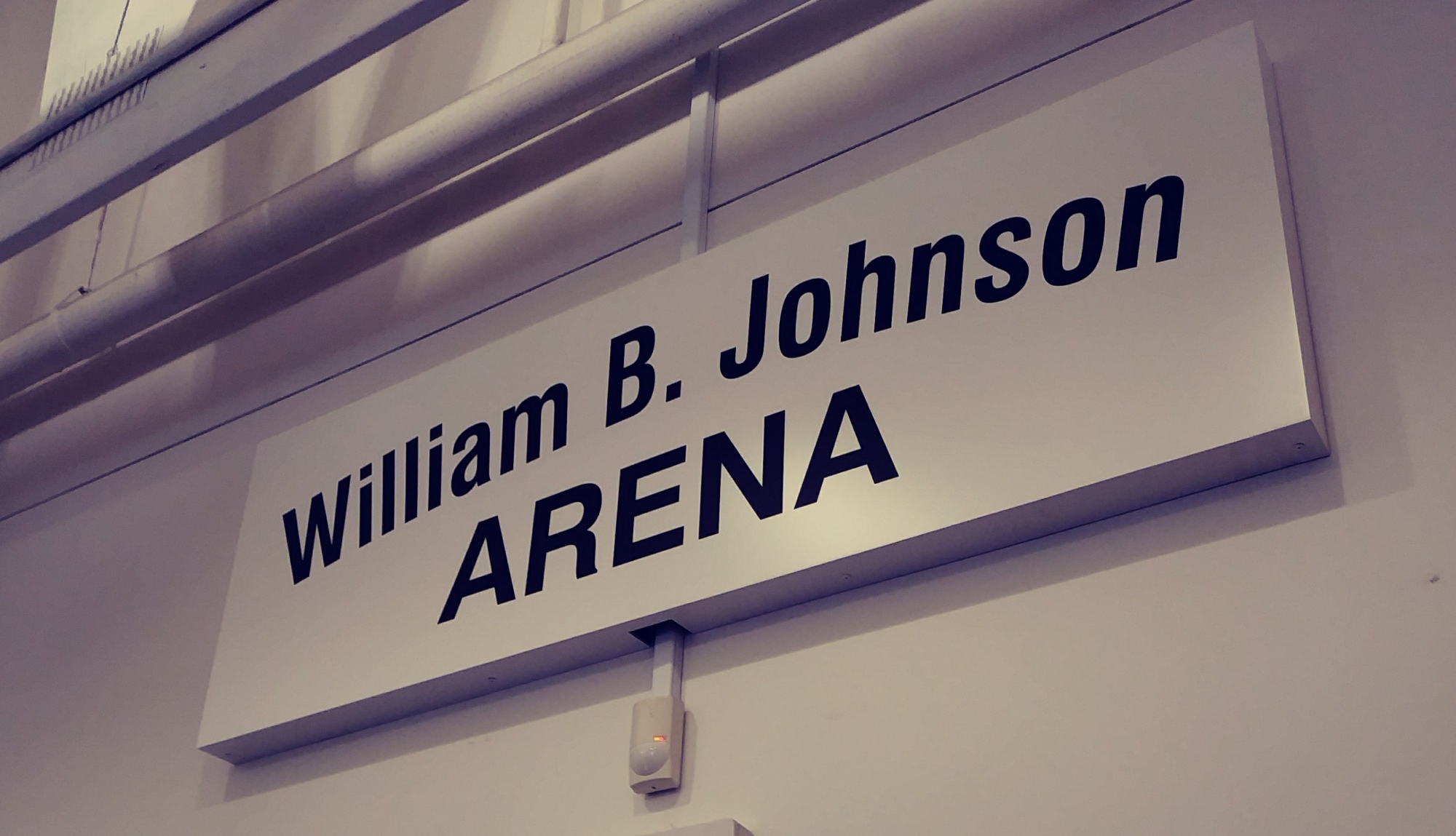The William B. Johnson Arena was dedicated at the May 24 memorial.