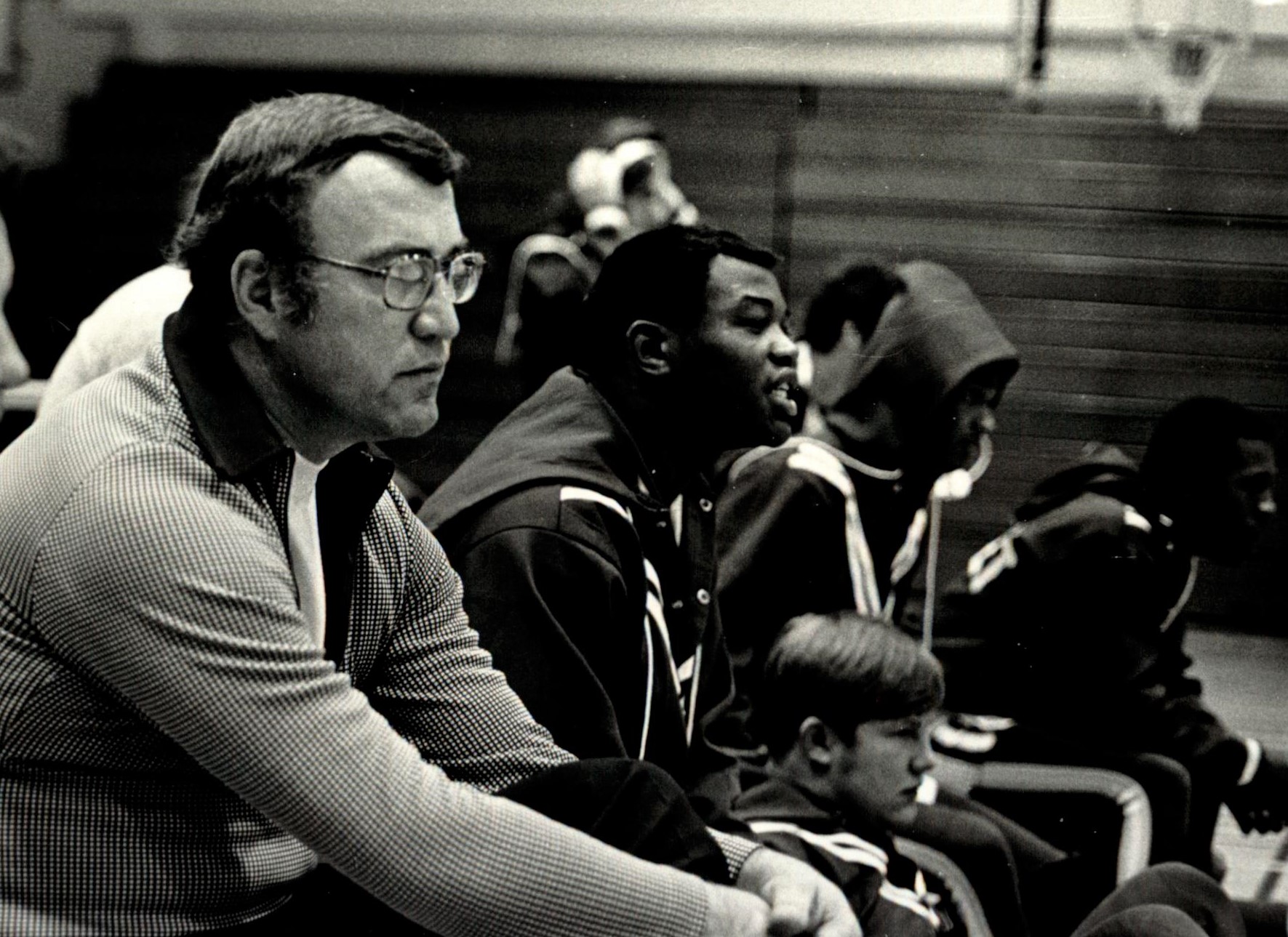 Coach Pillard with former team