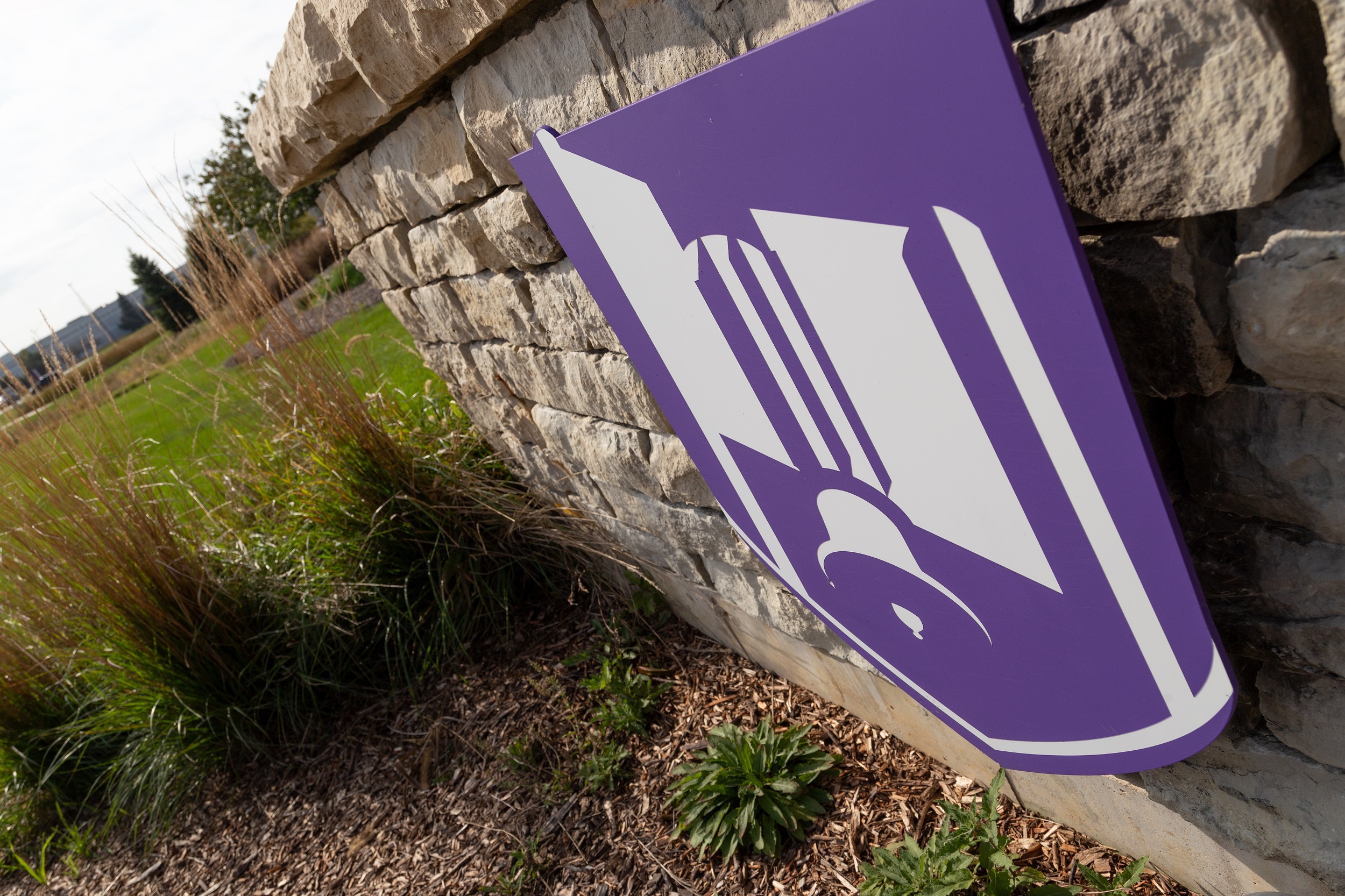 Main Campus front sign - Shield