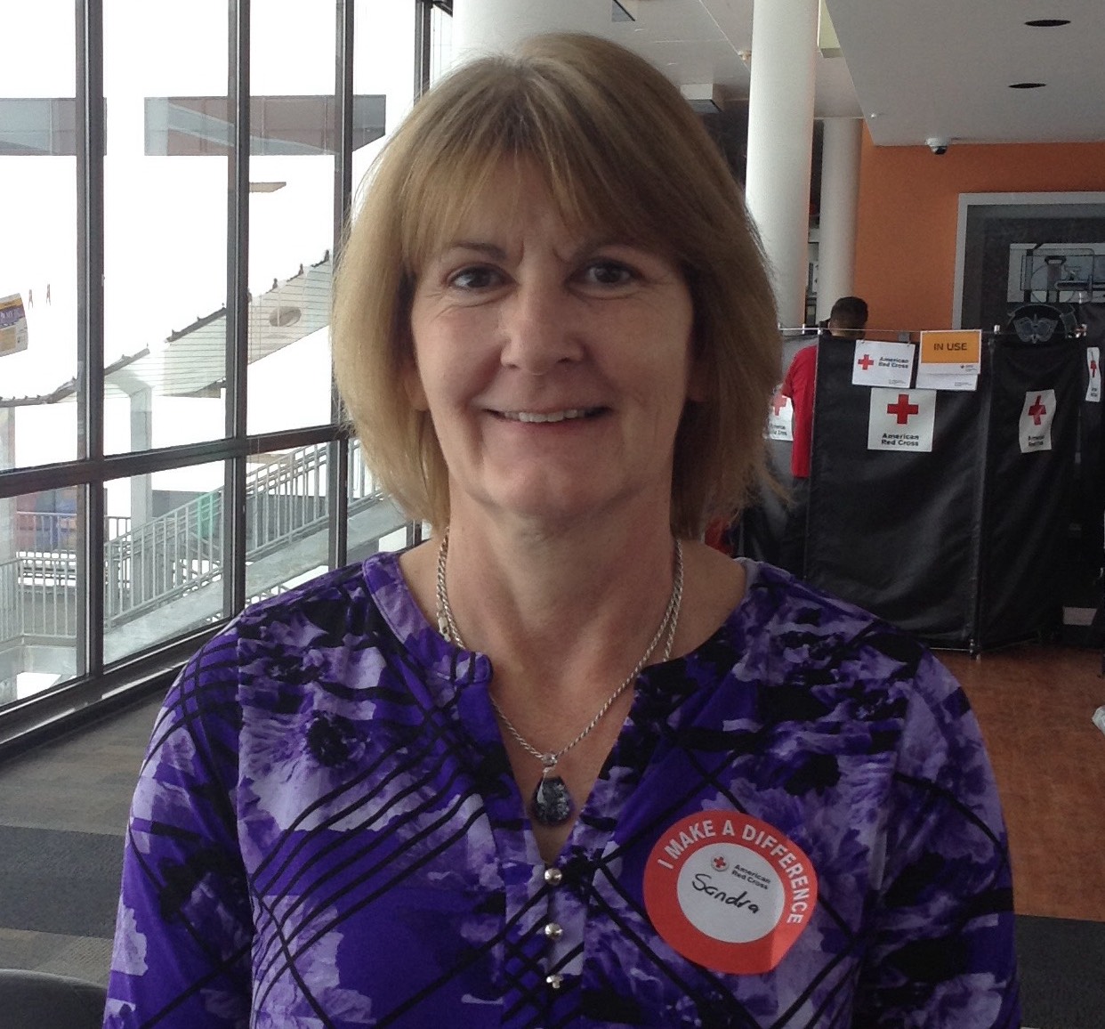 Sandra Bendel is a frequent donor at JJC drives. 