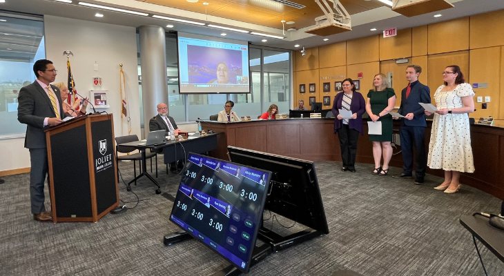 three trustees are sworn in 