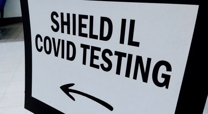 Shield testing sign