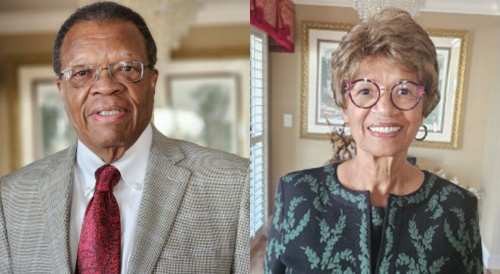 headshots of Dr. Curtis J. Crawford and Gina Crawford