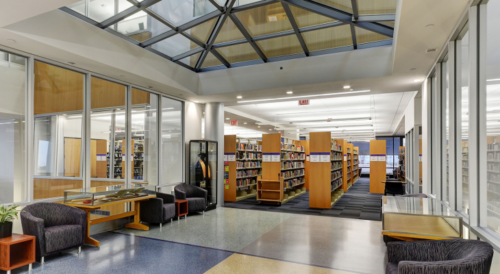 library interior
