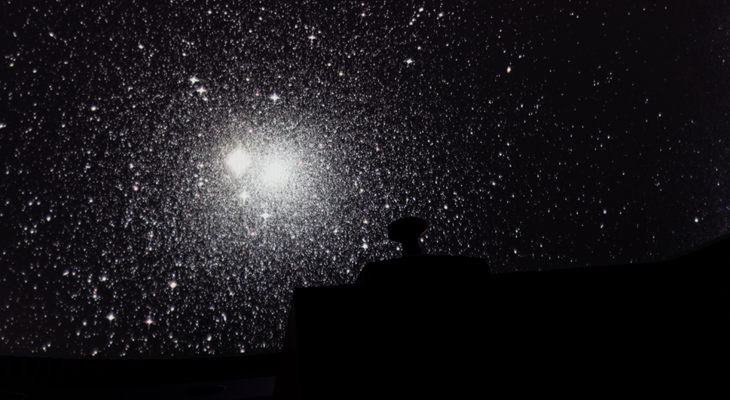 stars as seen in planetarium 